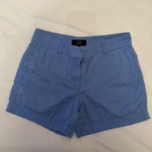 J Crew Blue Chino Shorts